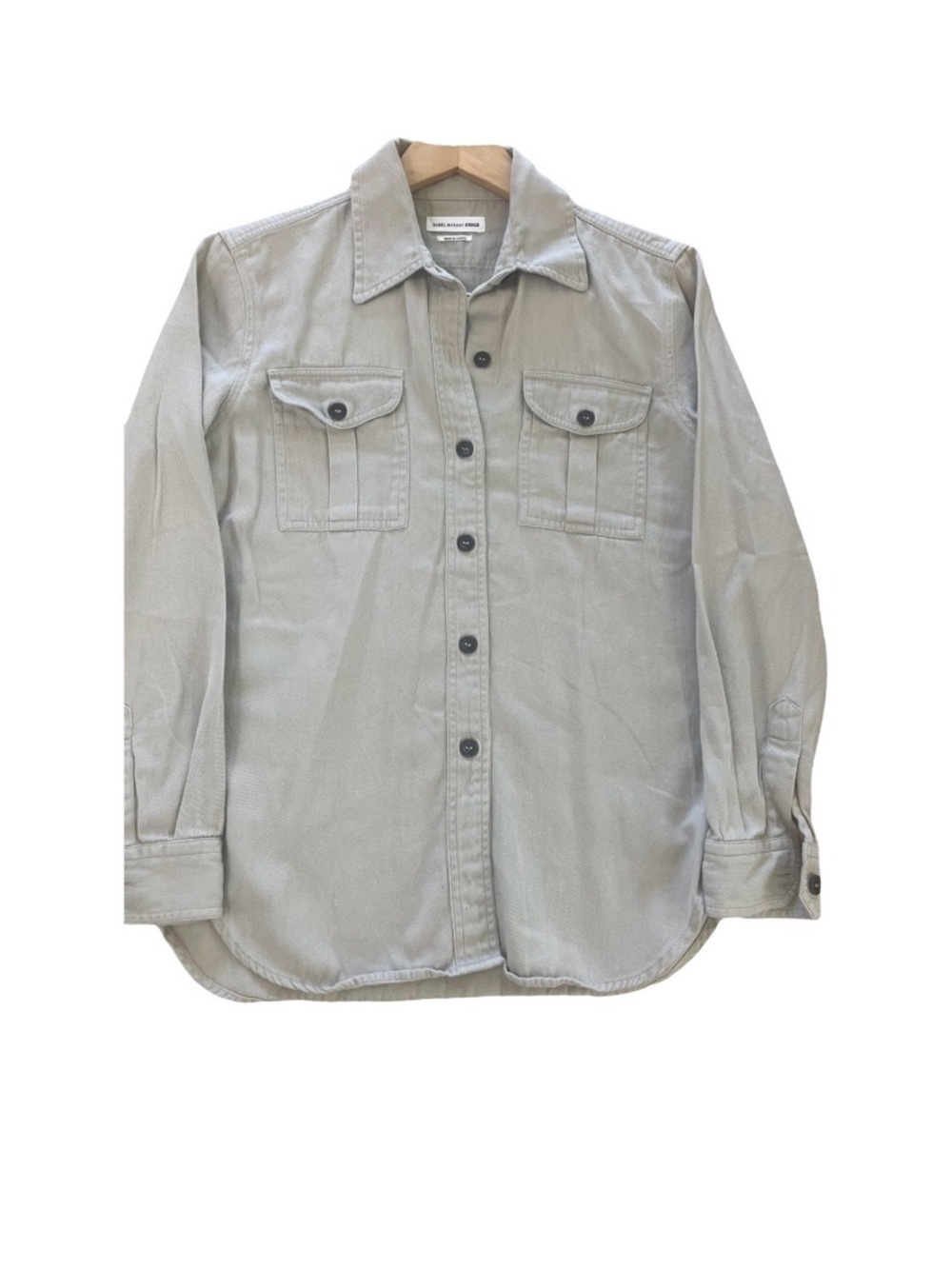 Isabel Marant Light Gray Casual Button-Down Shirt